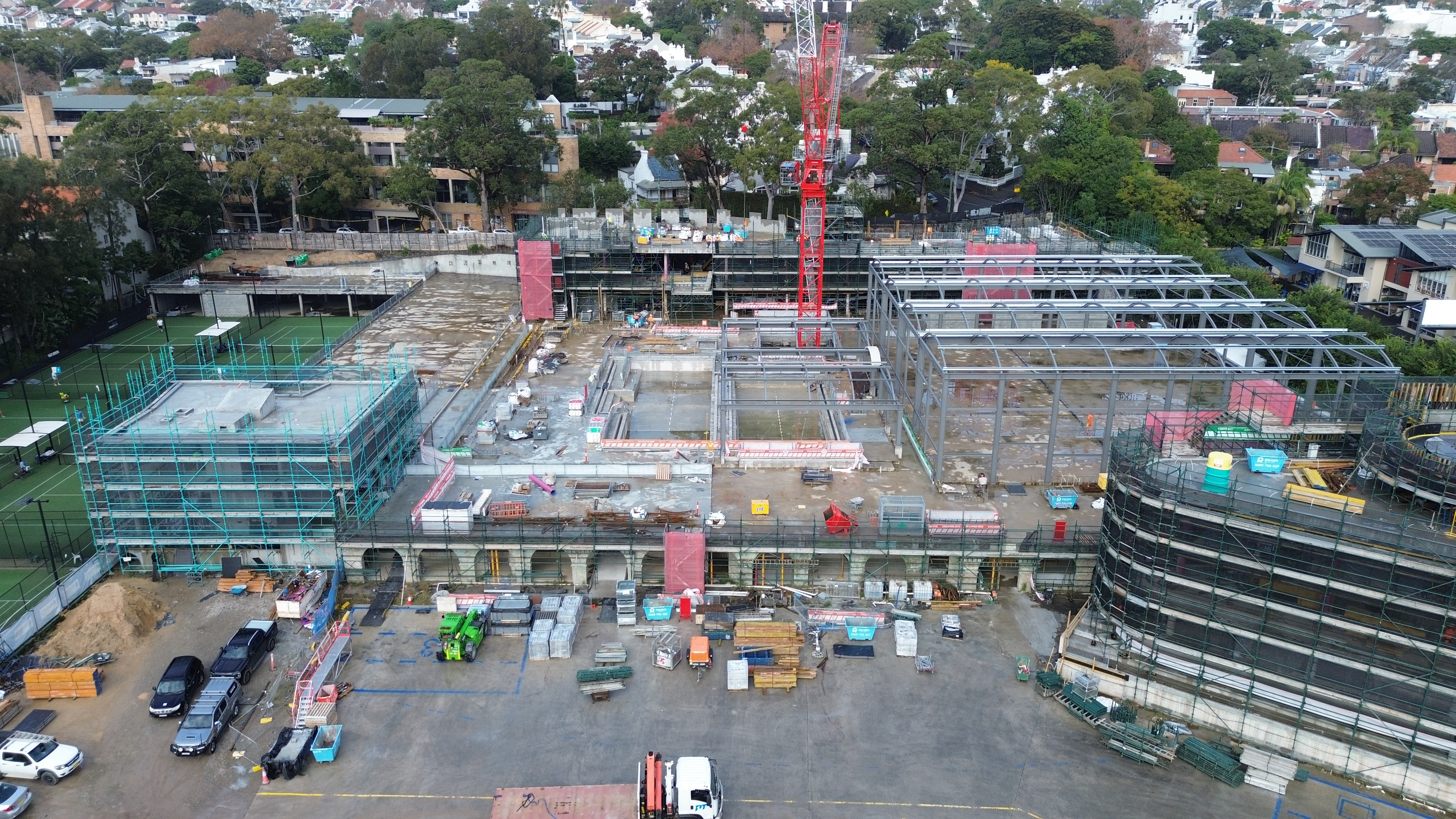 Fahrenheit One under construction at Hakoah Paddington